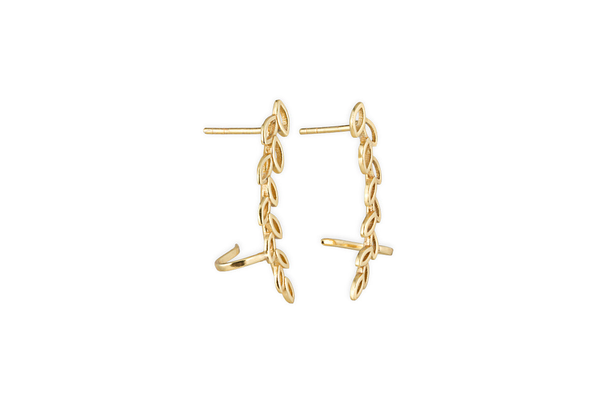 Boucles d'oreilles grimpantes Pritee - Or