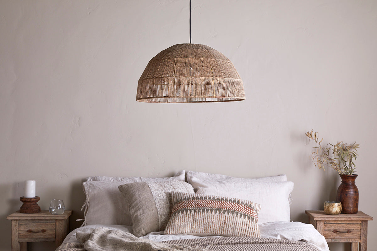 Abat-jour en jute naturel Tivi - Naturel