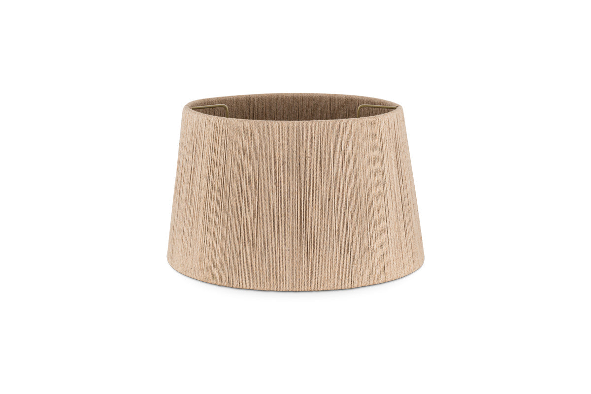 Abat-jour en jute tissé Tiwa - Naturel