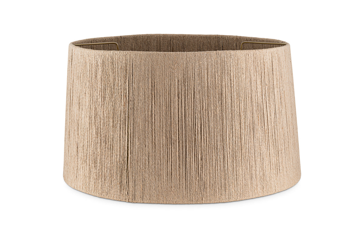 Abat-jour en jute tissé Tiwa - Naturel