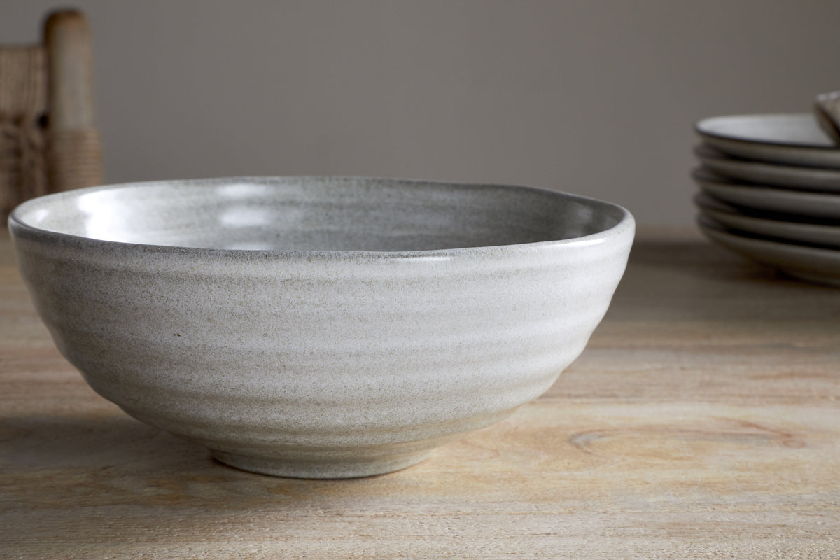 Bol à céréales en faïence Valinha - Gris