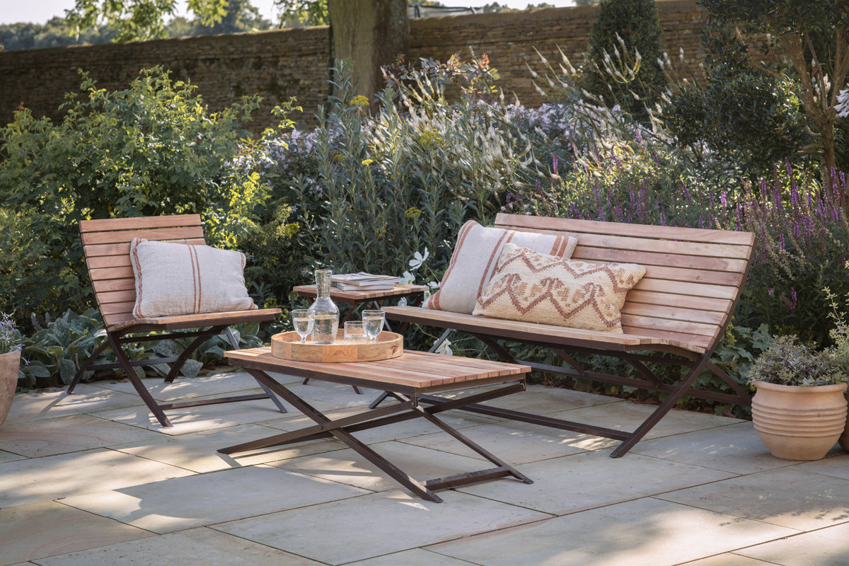 Chaise d'extérieur Yatin - Naturel