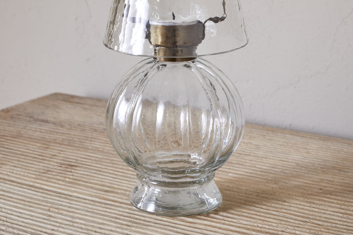 Lampe photophore en verre Adesola - Transparent