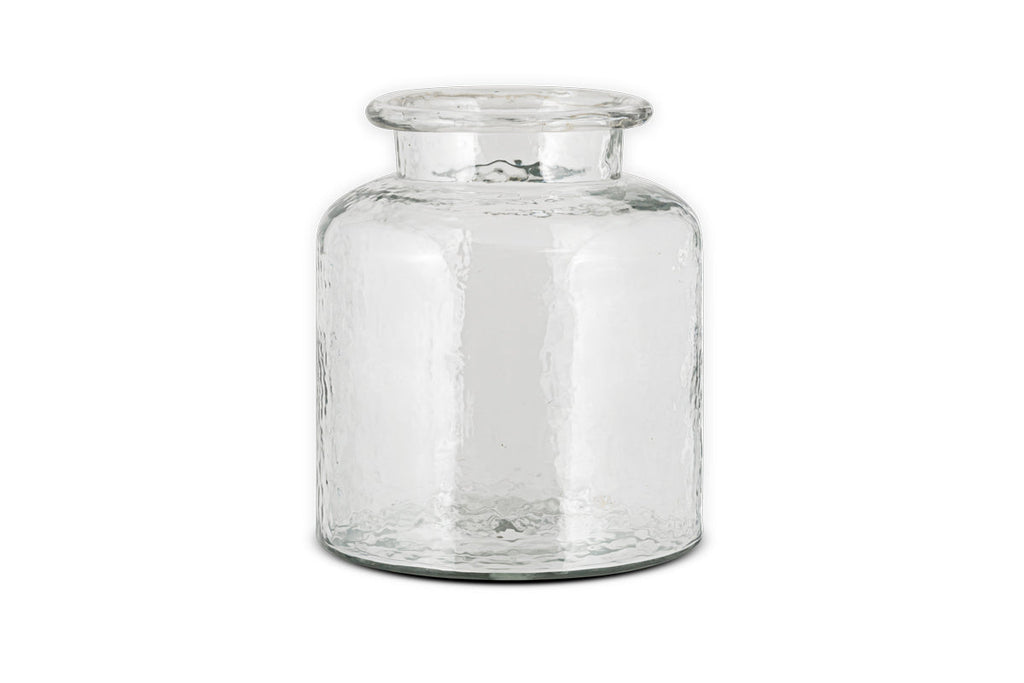 Vase en verre recyclé Akra - Transparent