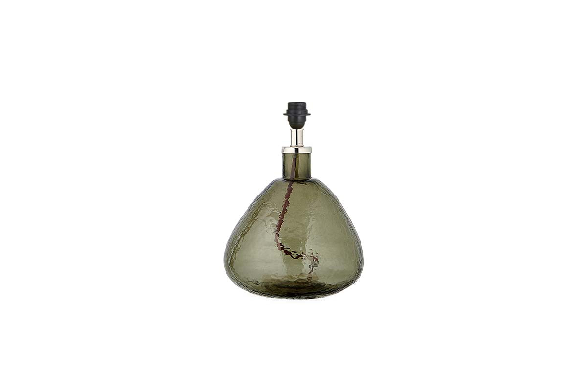 Lampe Baba en verre recyclé - Vert - Petite et large