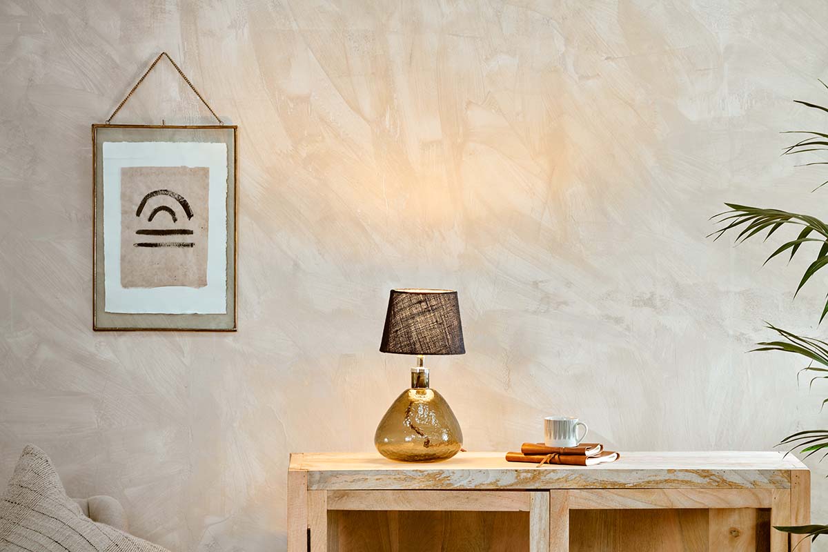 Lampe Baba en verre recyclé - Vert - Petite et large
