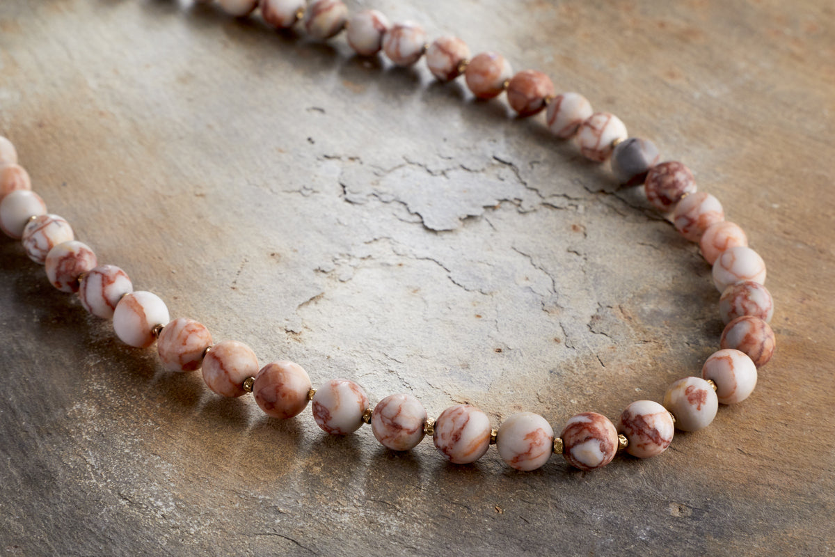 Collier Cerita - Rhodochrosite