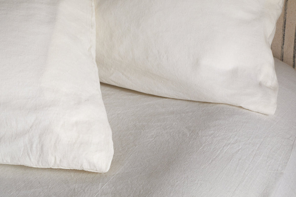 Taies d'oreiller Cela Hemp &amp; Cotton Housewife - Naturel