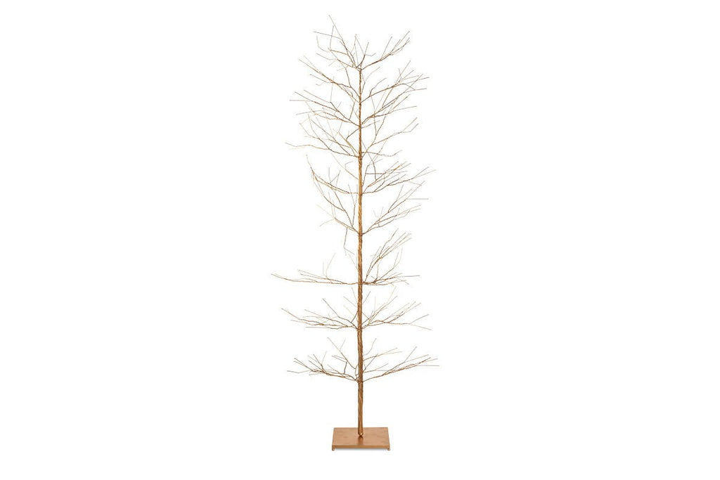 Arbre à base en fil de fer Charida - Laiton - Très grand