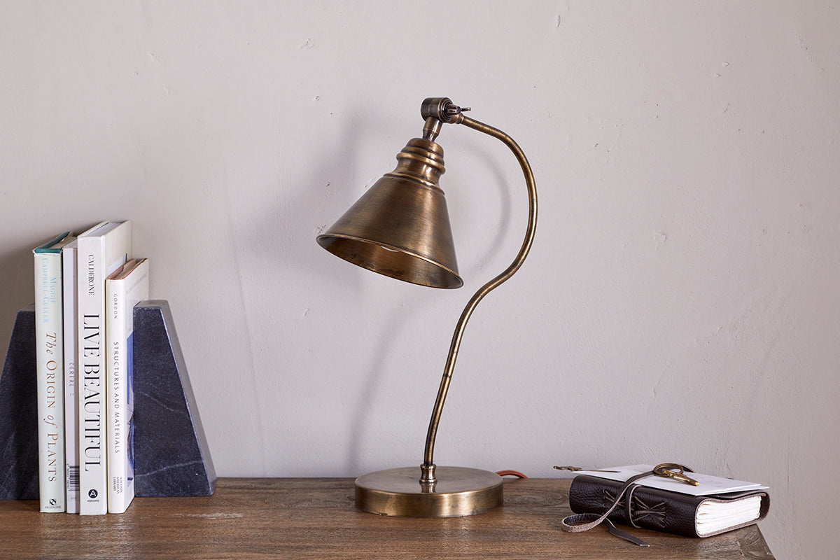 Lampe de bureau Damba - Laiton antique