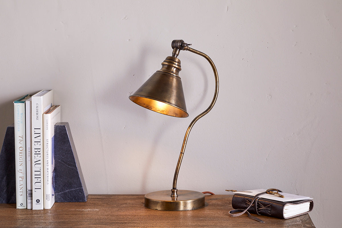 Lampe de bureau Damba - Laiton antique