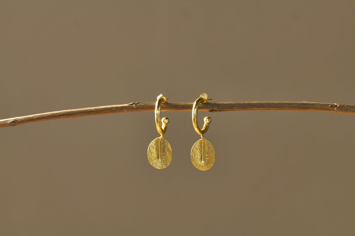 Boucles d'oreilles créoles Esta - Or - Taille unique