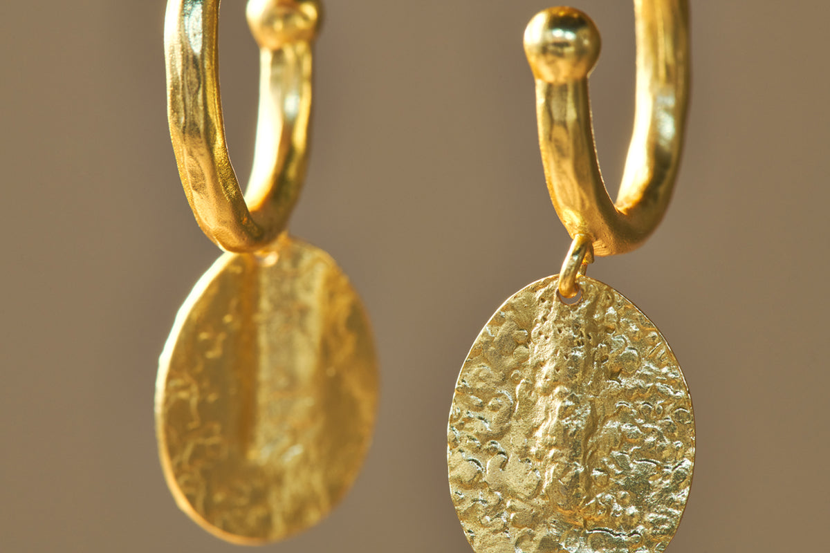 Boucles d'oreilles créoles Esta - Or - Taille unique
