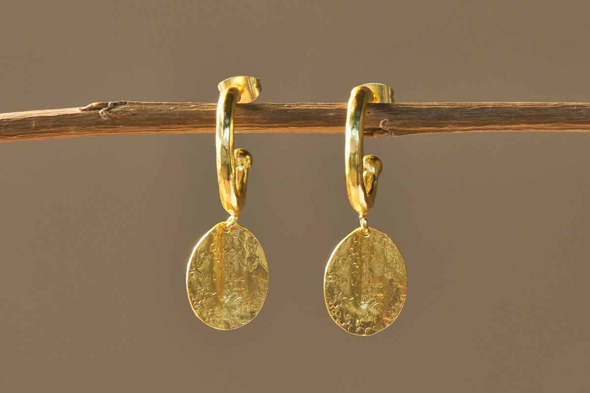 Boucles d'oreilles créoles Esta - Or - Taille unique