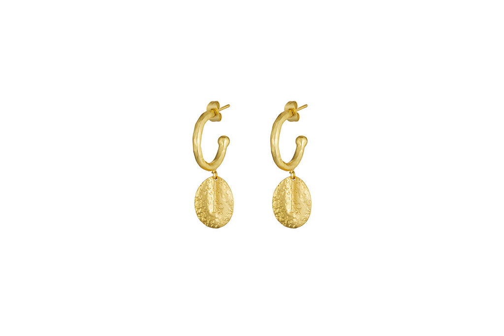 Boucles d'oreilles créoles Esta - Or - Taille unique