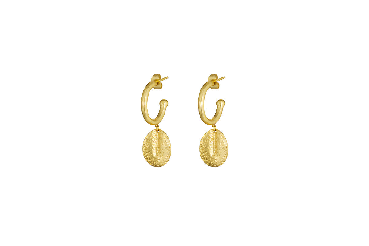 Boucles d'oreilles créoles Esta - Or - Taille unique