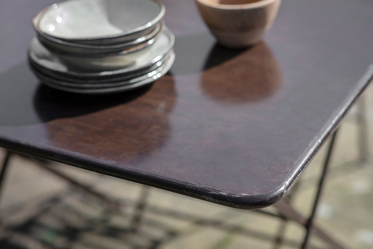 Table de bistrot en fer Ekete - Grande