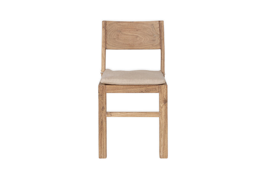 Chaise de salle à manger Fioni en bois recyclé - Naturel