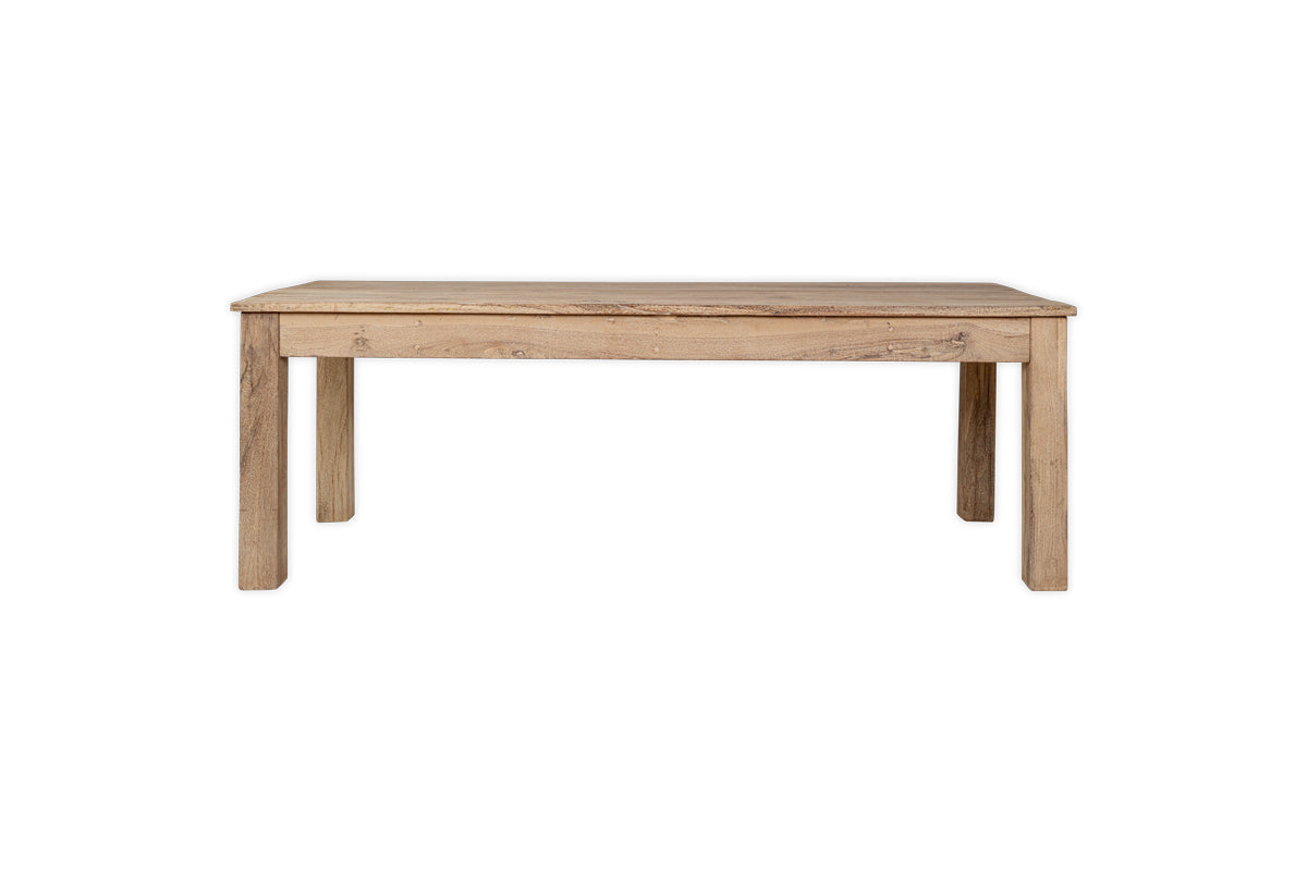 Table à manger Fioni en bois recyclé - Naturel