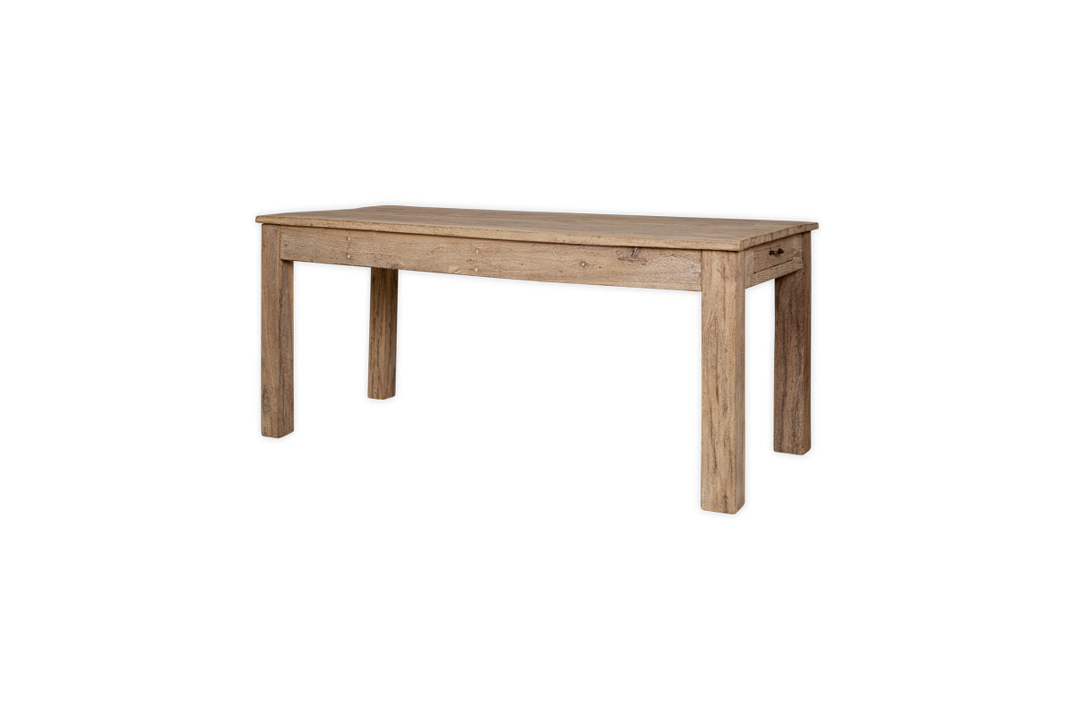 Table à manger Fioni en bois recyclé - Naturel