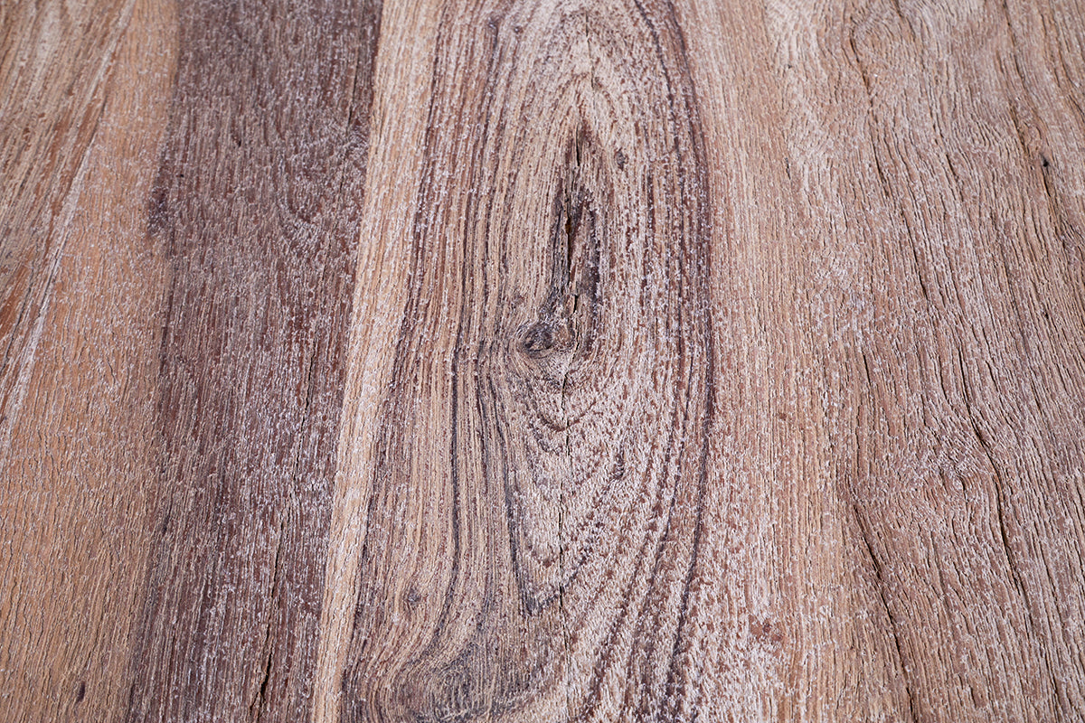 Table à manger Fioni en bois recyclé - Naturel