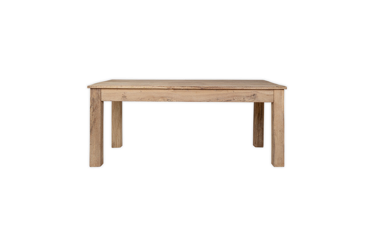 Table à manger Fioni en bois recyclé - Naturel