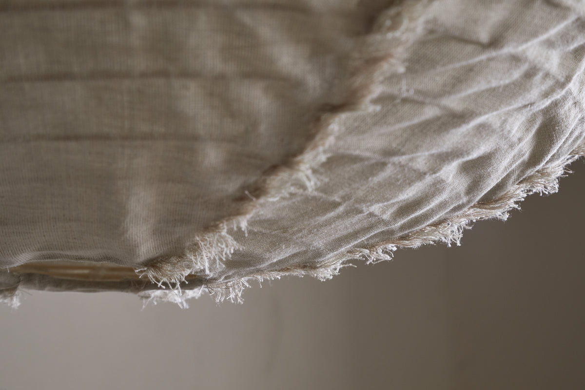 Abat-jour en coton Hirana - Naturel - Grand