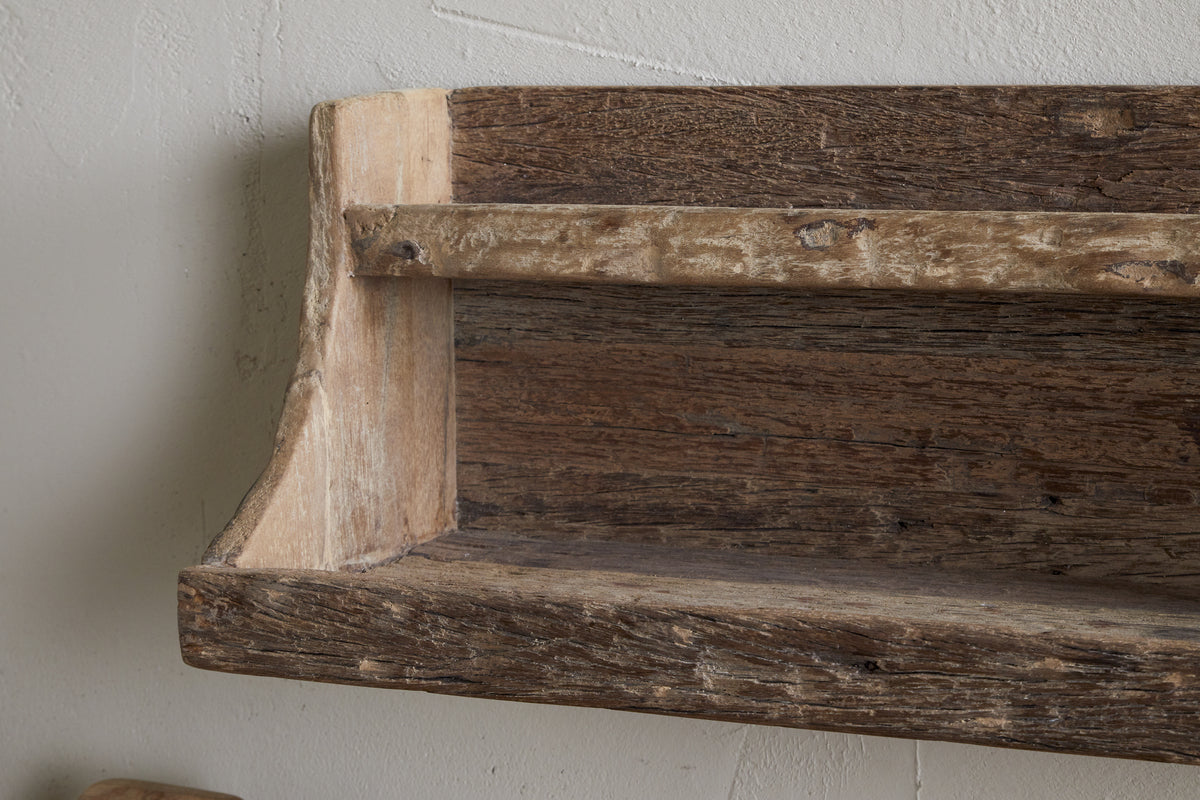 Étagère de rangement en bois recyclé Ibo - Naturel