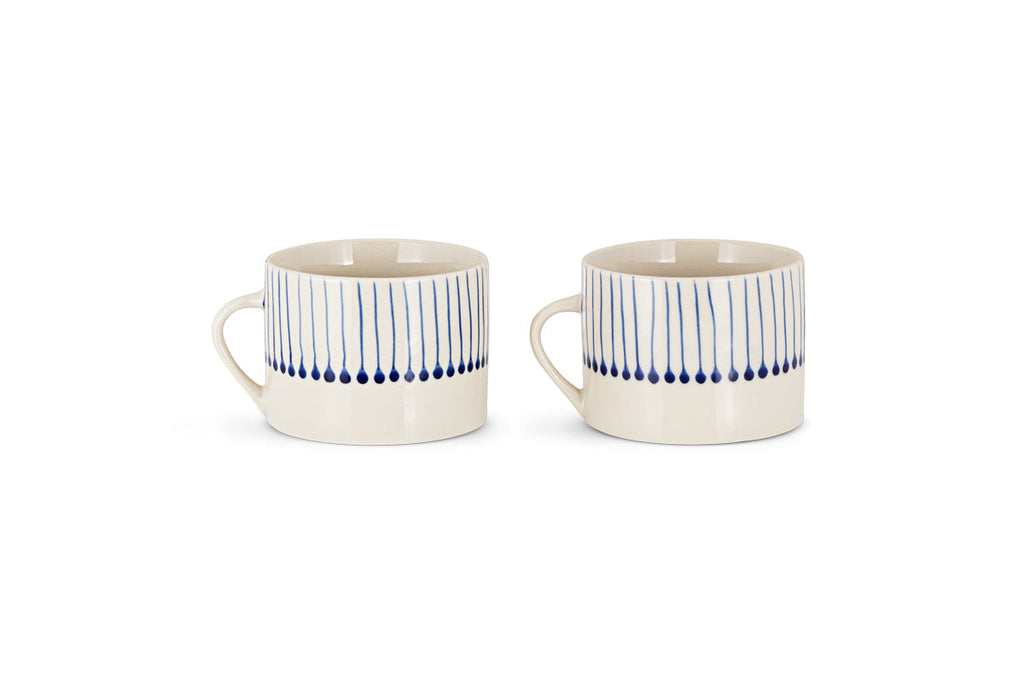 Tasse Iba - Indigo - Grand (Ensemble de 2)