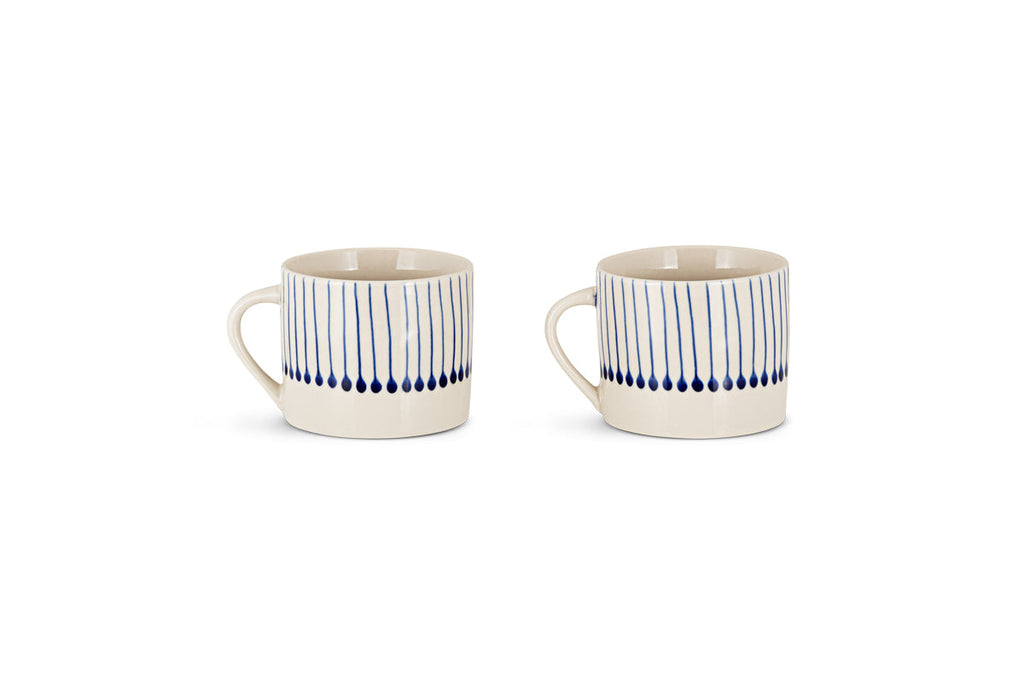 Tasse Iba - Indigo - Petit modèle (lot de 2)