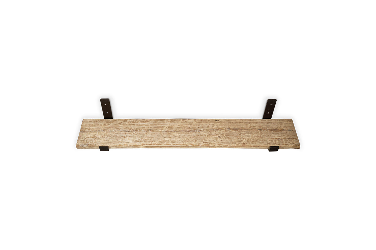 Étagère Ibo en bois recyclé et fer - Naturel