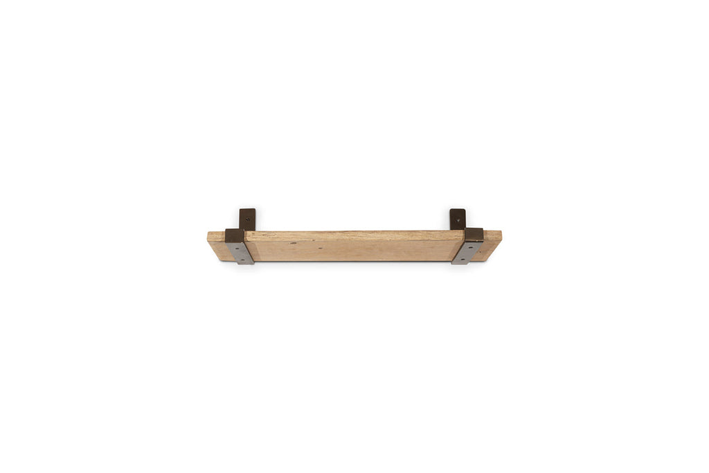 Étagère Ibo en bois recyclé et fer - Naturel