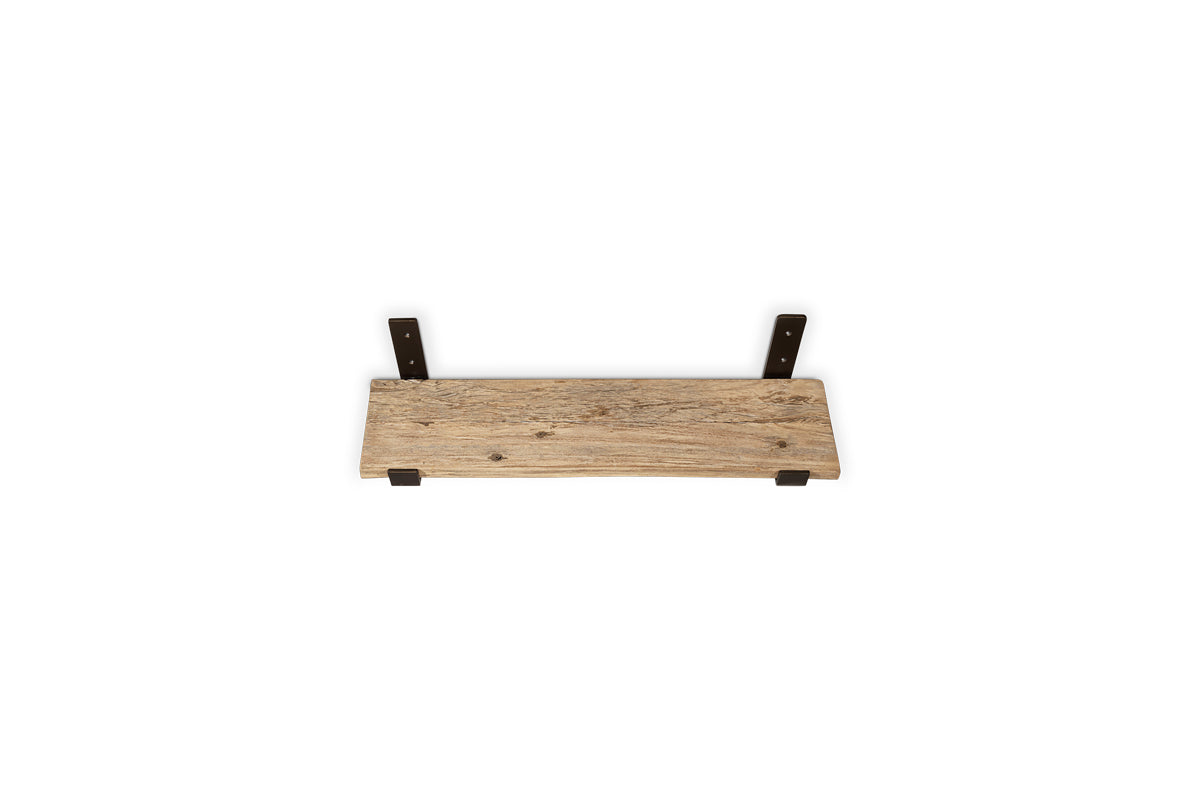 Étagère Ibo en bois recyclé et fer - Naturel
