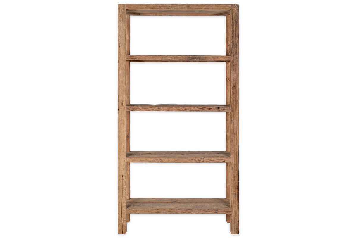 Étagère en bois recyclé Ibo - Naturel - Large