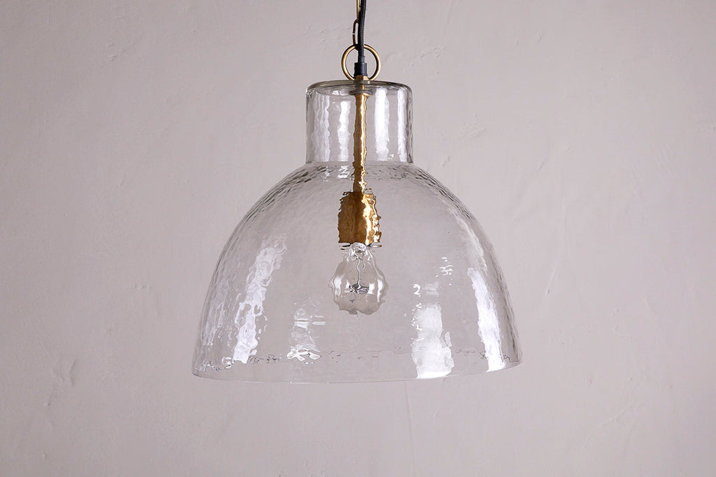 Suspension en verre recyclé Inayah - Transparent