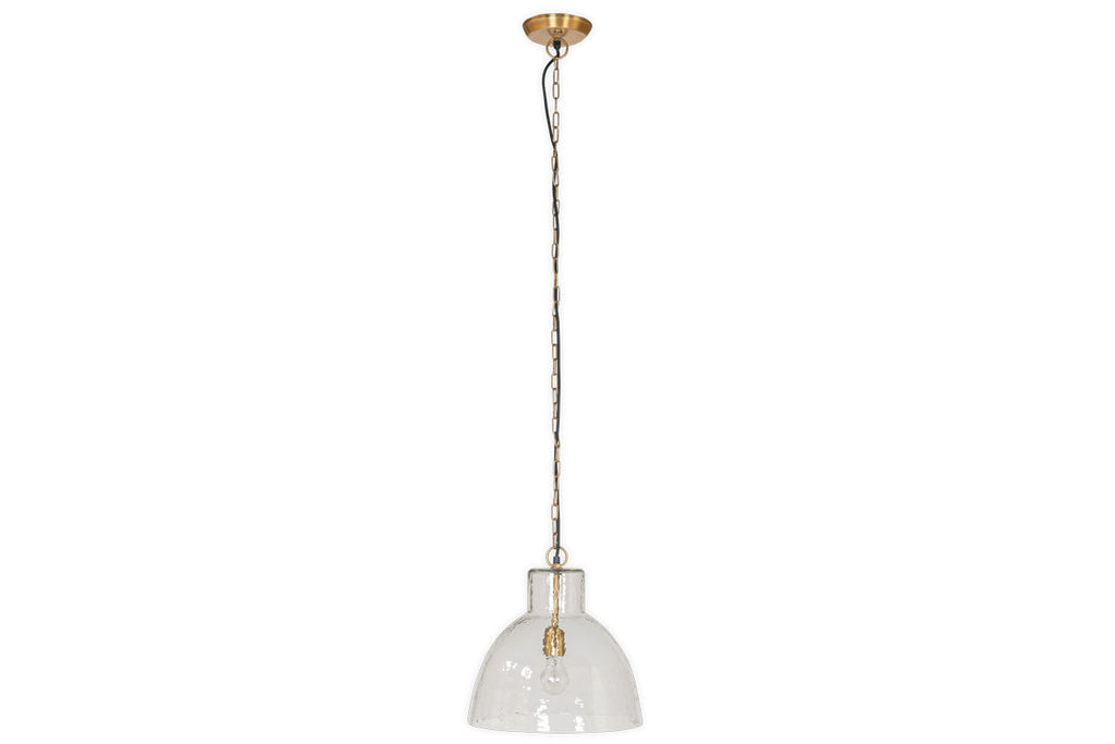 Suspension en verre recyclé Inayah - Transparent