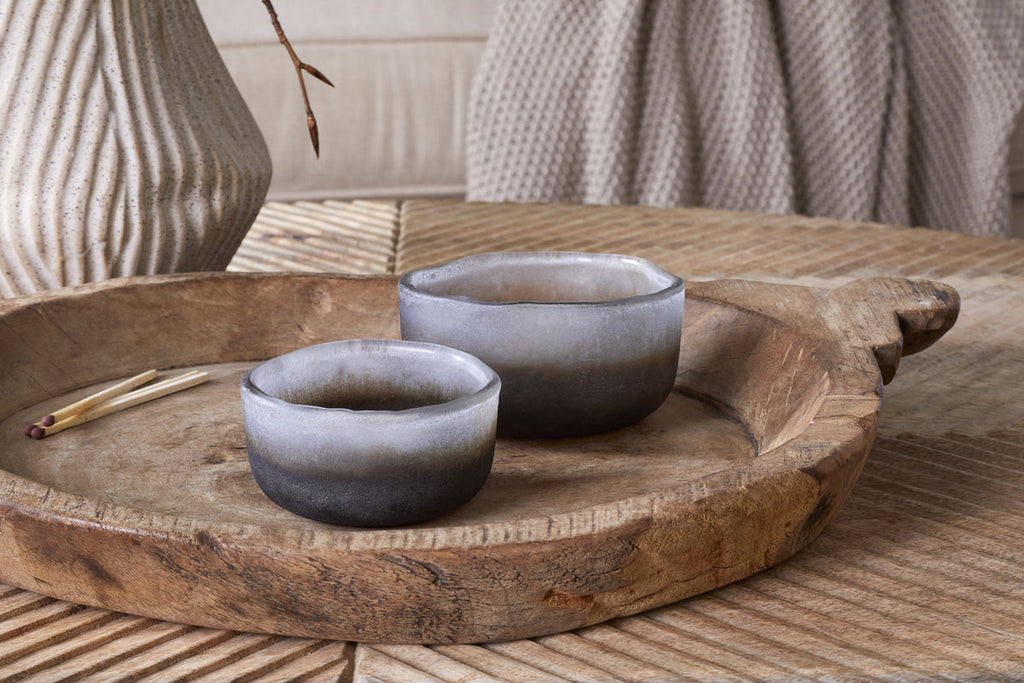 Photophores Janka - Charbon fumé (lot de 2)