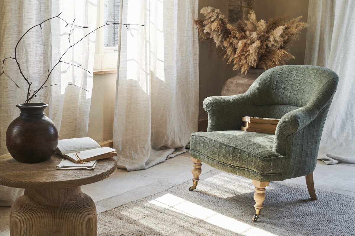 Fauteuil en coton Kiana - Mousse