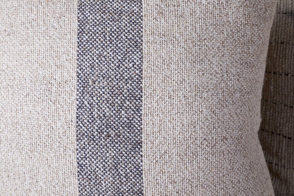 Housse de coussin Kallu en laine et coton - Naturel