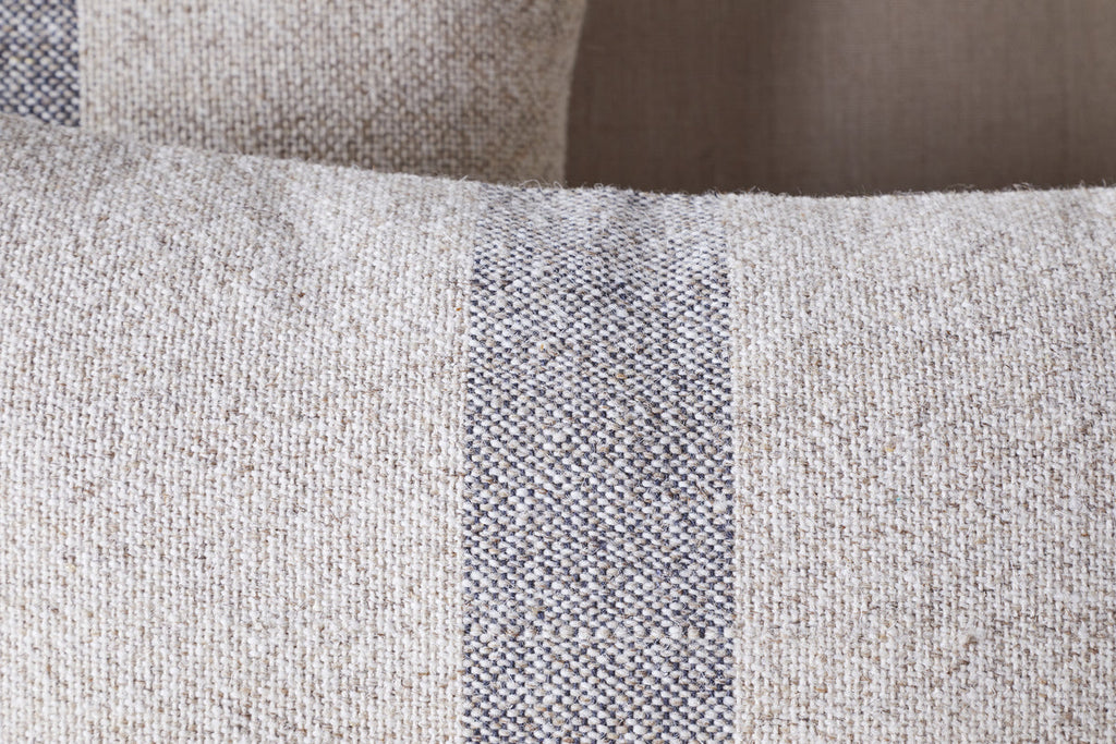 Housse de coussin Kallu en laine et coton - Naturel