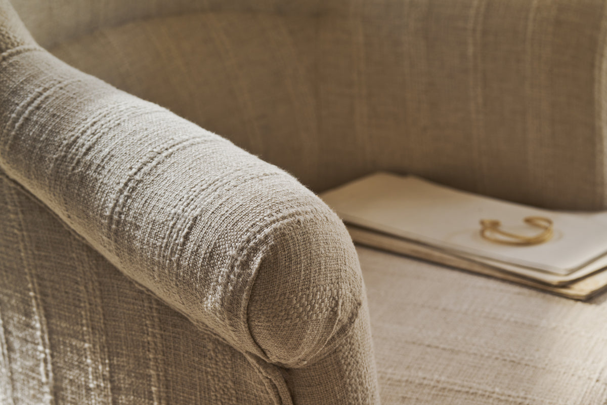 Fauteuil Kiana en coton - Naturel