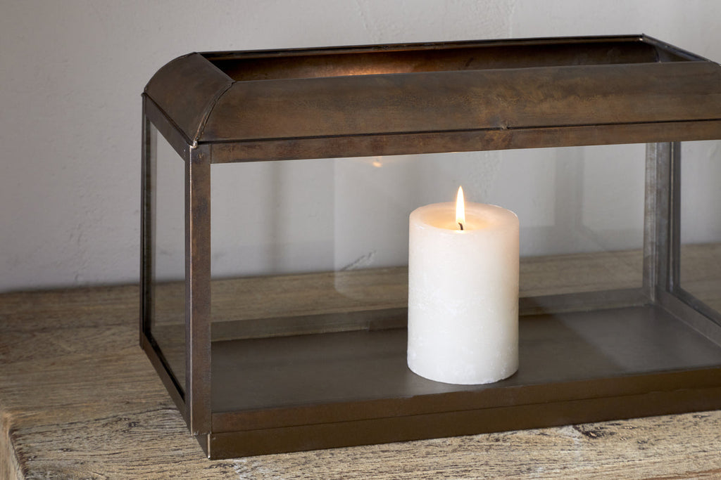 Lanterne large Kiwanda - Laiton antique
