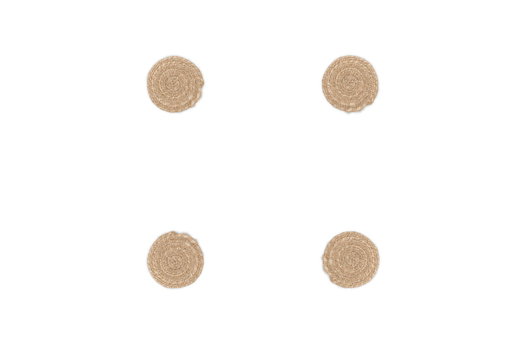Sous-verres tissés Keso - Naturel - (Lot de 4)