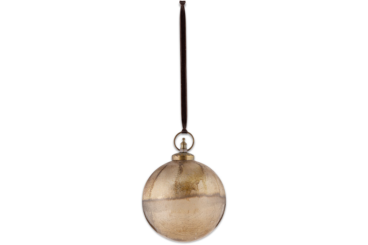Boule géante Konara - Craquelé doré