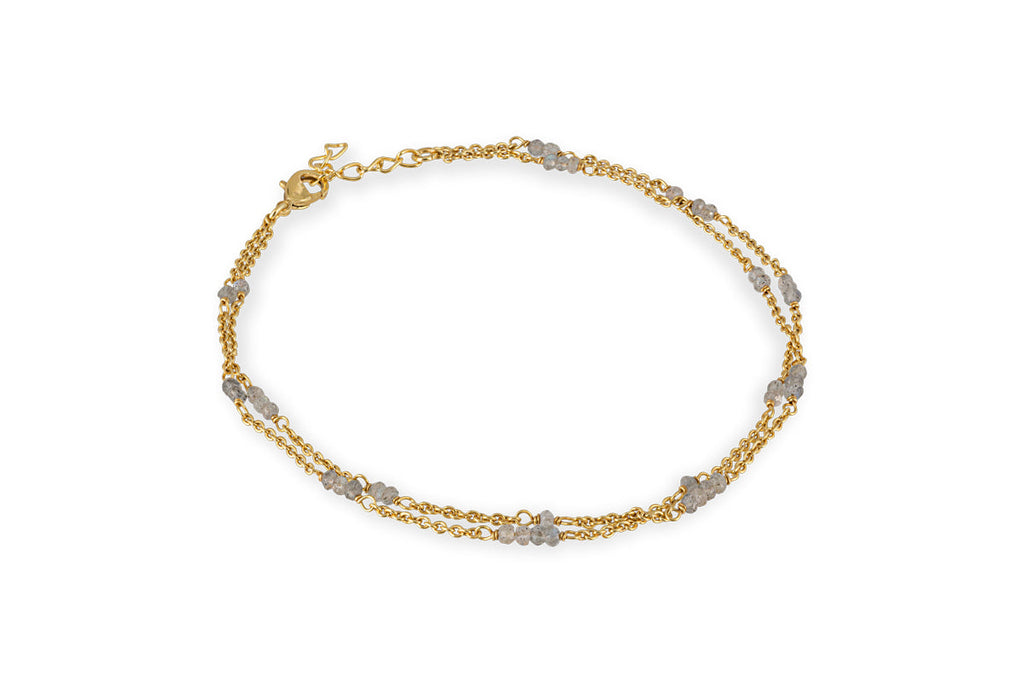 Bracelet de cheville Lavana - Labradorite