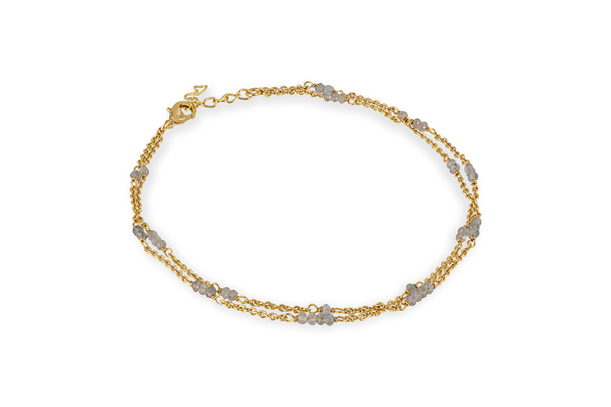 Bracelet de cheville Lavana - Labradorite