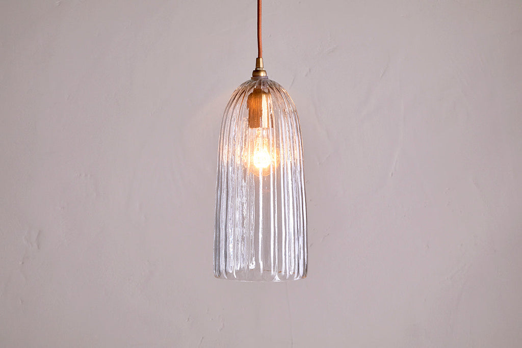 Suspension Lumina en verre recyclé - Transparent
