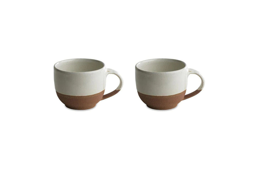 Tasse à café Mali - Blanc (lot de 2)