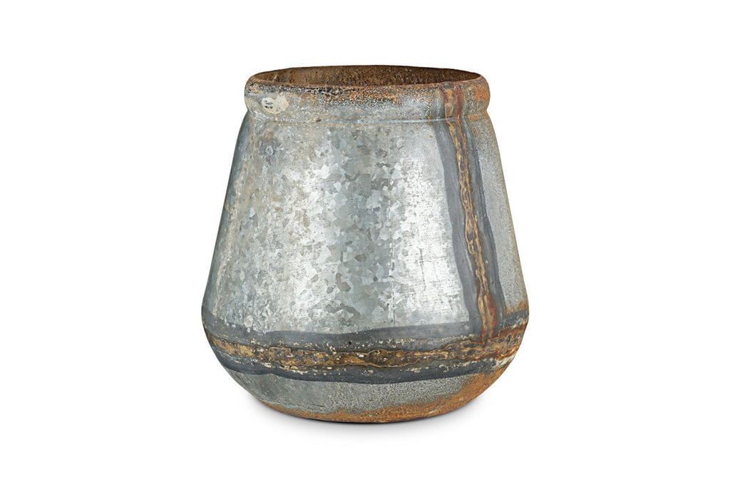 Jardinière d'extérieur Mamba - Zinc vieilli