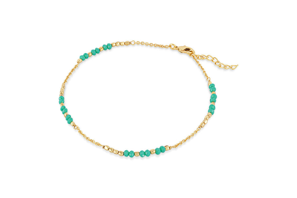 Bracelet de cheville Mindra - Turquoise